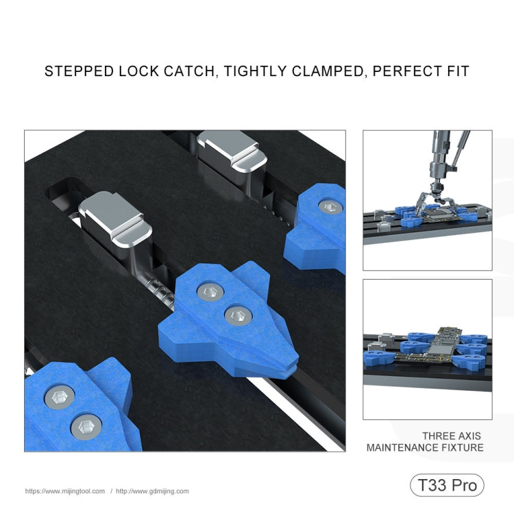 Mijing T33 Pro Fixation multi-angle 3 axes pour carte mère Maintenance PCB