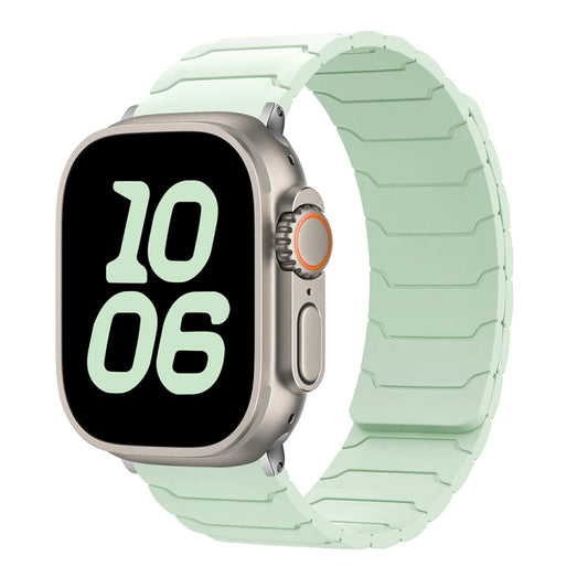 Bracelet de montre magnétique en silicone, For Apple Watch 46mm / 49mm / 45mm / 44mm, For Apple Watch 42mm / 41mm / 40mm / 38mm