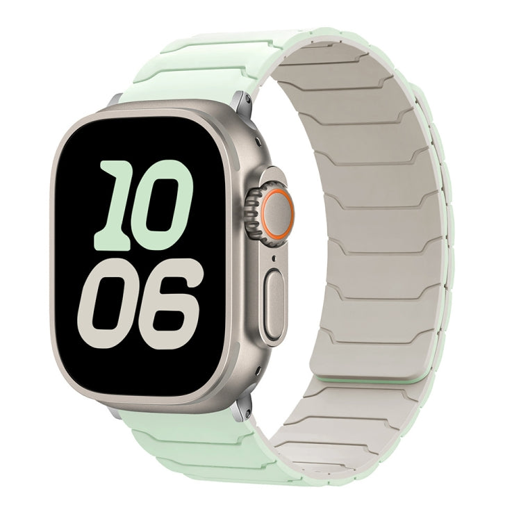 Bracelet de montre magnétique en silicone, For Apple Watch 46mm / 49mm / 45mm / 44mm, For Apple Watch 42mm / 41mm / 40mm / 38mm