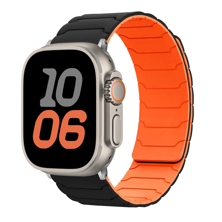 Bracelet de montre magnétique en silicone, For Apple Watch 46mm / 49mm / 45mm / 44mm, For Apple Watch 42mm / 41mm / 40mm / 38mm
