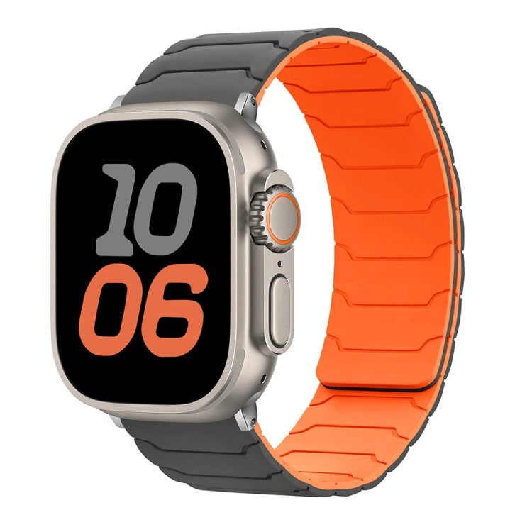 Bracelet de montre magnétique en silicone, For Apple Watch 46mm / 49mm / 45mm / 44mm, For Apple Watch 42mm / 41mm / 40mm / 38mm