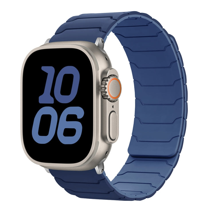 Bracelet de montre magnétique en silicone, For Apple Watch 46mm / 49mm / 45mm / 44mm, For Apple Watch 42mm / 41mm / 40mm / 38mm