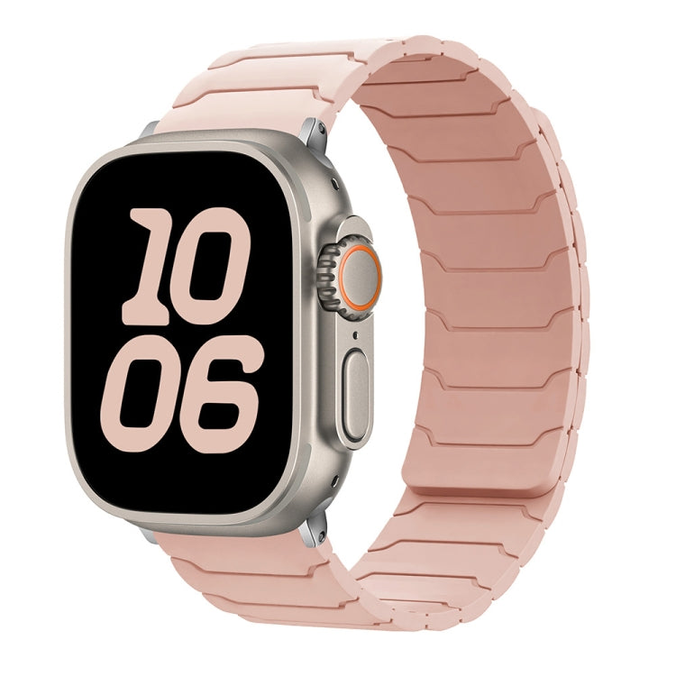 Bracelet de montre magnétique en silicone, For Apple Watch 46mm / 49mm / 45mm / 44mm, For Apple Watch 42mm / 41mm / 40mm / 38mm