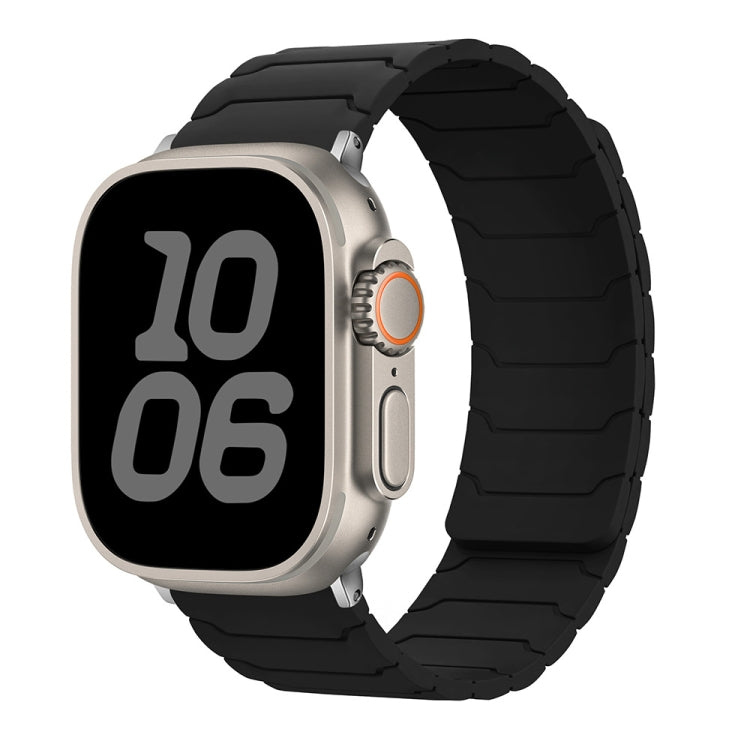 Bracelet de montre magnétique en silicone, For Apple Watch 46mm / 49mm / 45mm / 44mm, For Apple Watch 42mm / 41mm / 40mm / 38mm