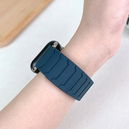 Bracelet de montre magnétique en silicone, For Apple Watch 46mm / 49mm / 45mm / 44mm, For Apple Watch 42mm / 41mm / 40mm / 38mm