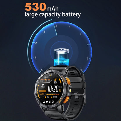Montre connectée de sport GPS LEMFO K67 avec écran AMOLED de 1,43 pouces, prise en charge des appels Bluetooth / surveillance de la santé