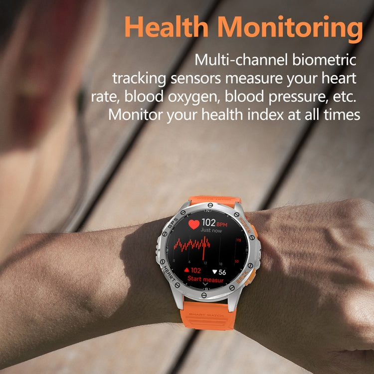 Montre connectée de sport GPS LEMFO K67 avec écran AMOLED de 1,43 pouces, prise en charge des appels Bluetooth / surveillance de la santé