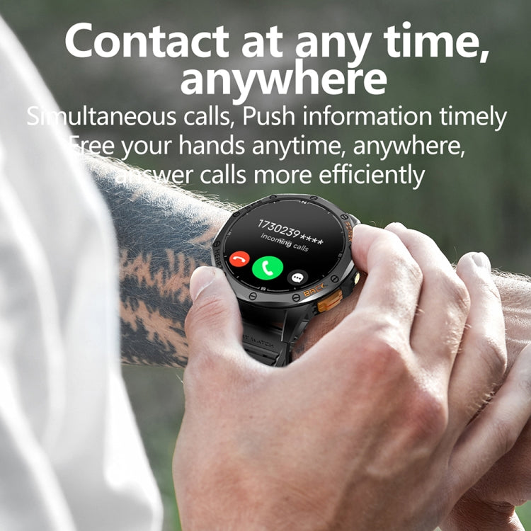 Montre connectée de sport GPS LEMFO K67 avec écran AMOLED de 1,43 pouces, prise en charge des appels Bluetooth / surveillance de la santé