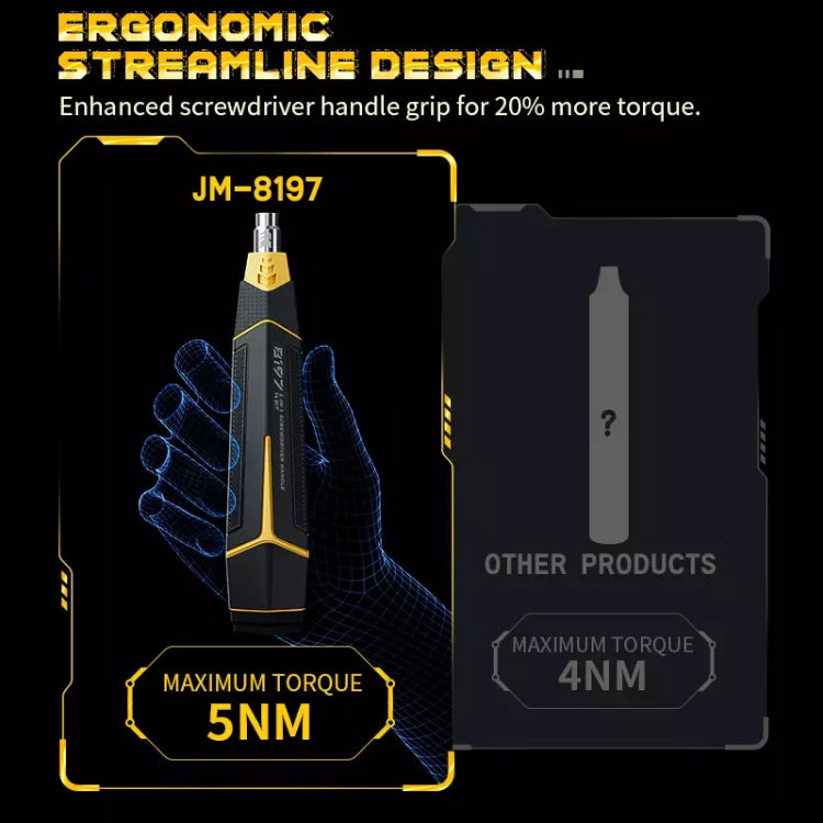 Tournevis de précision magnétique manuel 16 en 1 JAKEMY JM-8197
