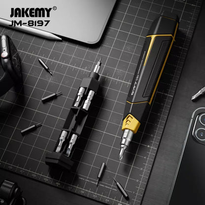 Tournevis de précision magnétique manuel 16 en 1 JAKEMY JM-8197