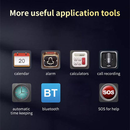 Téléphone robuste à double écran M7+ 4G, 2,8 pouces à l'intérieur, 2,4 pouces à l'extérieur, batterie 6800 mAh, 24 touches, lampe de poche, réseau : 4G, double SIM, SOS, EU Plug, US Plug, UK Plug