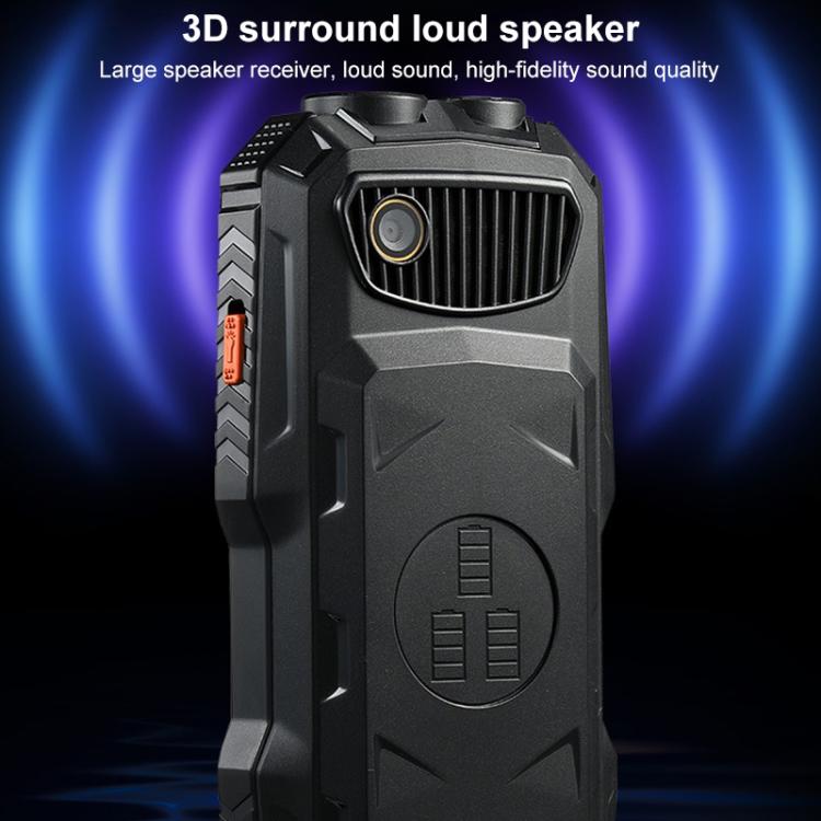 Téléphone robuste Q7+ 4G pour aînés, 1,77 pouces, 16 800 mAh, 21 touches, SOS, FM, réseau : 4G, double SIM