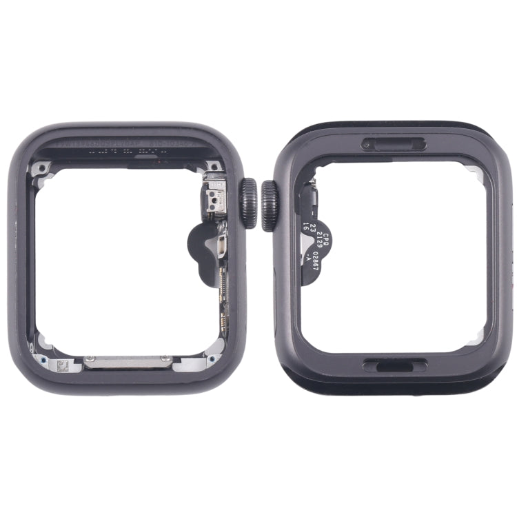 Cadre central en alliage d'aluminium avec plaque de lunette et câble flexible Crown Spin Axis, For Apple Watch SE 2020 40MM LTE, For Apple Watch SE 2020 40MM GPS, For Apple Watch Series SE 2020 44MM LTE, For Apple Watch SE 2020 44MM GPS                ...
