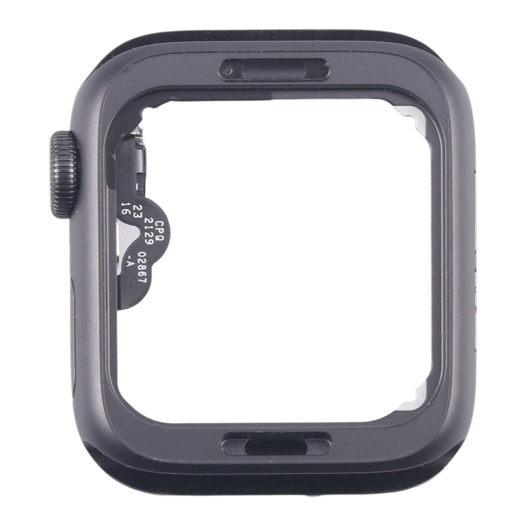 Cadre central en alliage d'aluminium avec plaque de lunette et câble flexible Crown Spin Axis, For Apple Watch SE 2020 40MM LTE, For Apple Watch SE 2020 40MM GPS, For Apple Watch Series SE 2020 44MM LTE, For Apple Watch SE 2020 44MM GPS                ...