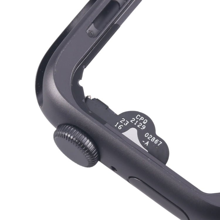 Cadre central en alliage d'aluminium avec plaque de lunette et câble flexible Crown Spin Axis, For Apple Watch SE 2020 40MM LTE, For Apple Watch SE 2020 40MM GPS, For Apple Watch Series SE 2020 44MM LTE, For Apple Watch SE 2020 44MM GPS                ...