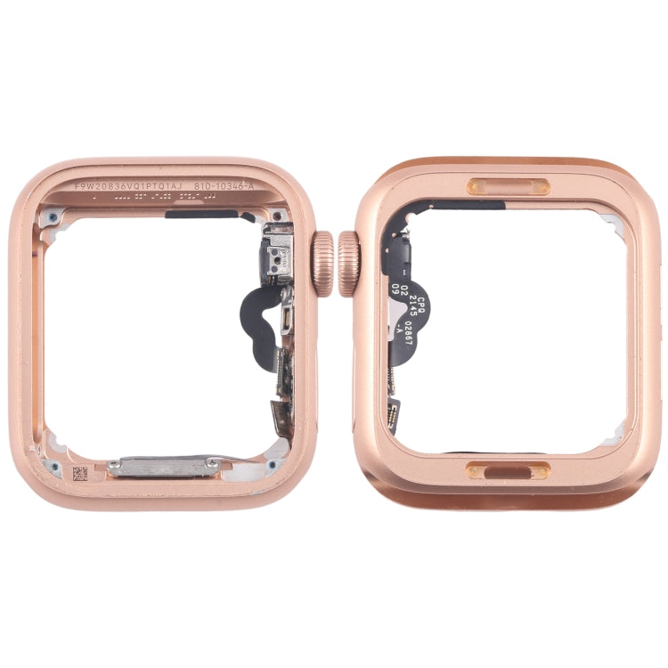 Cadre central en alliage d'aluminium avec plaque de lunette et câble flexible Crown Spin Axis, For Apple Watch SE 2020 40MM LTE, For Apple Watch SE 2020 40MM GPS, For Apple Watch Series SE 2020 44MM LTE, For Apple Watch SE 2020 44MM GPS                ...