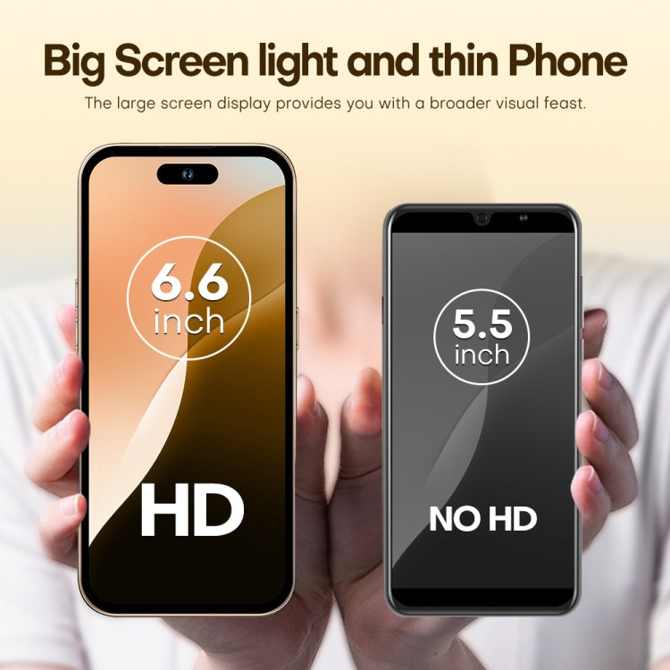 U218 / i16 Pro Max, 1 Go + 16 Go, 6,6 pouces Android 8.1 MTK6580A Quad Core, OTG, Réseau : 3G, Double SIM, EU Plug, US Plug, UK Plug, AU Plug