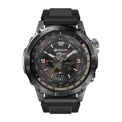 Montre connectée Zeblaze Stratos 2 Plus avec écran de 1,43 pouces et GPS 3 ATM pour la santé et le fitness, Stratos 2 Plus