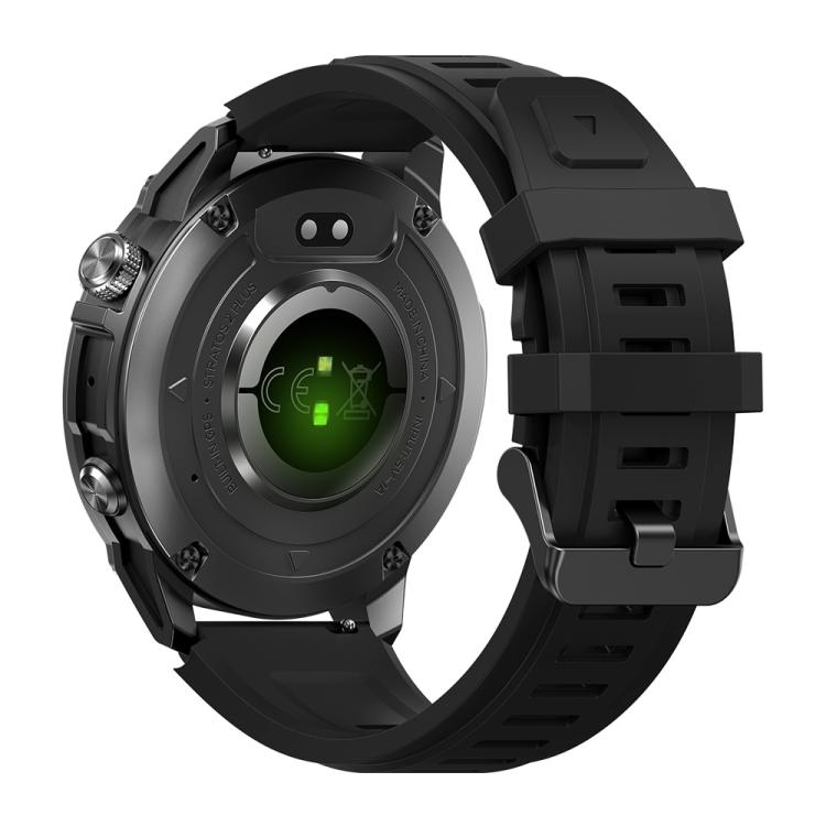 Montre connectée Zeblaze Stratos 2 Plus avec écran de 1,43 pouces et GPS 3 ATM pour la santé et le fitness, Stratos 2 Plus