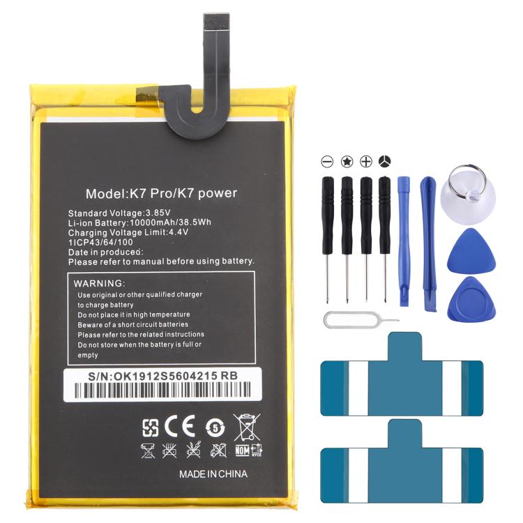 Remplacement de la batterie, For Oukitel K7 Pro 10000mAh, For Oukitel WP2 10000mAh, For Oukitel Y1000 S66 3600mAh