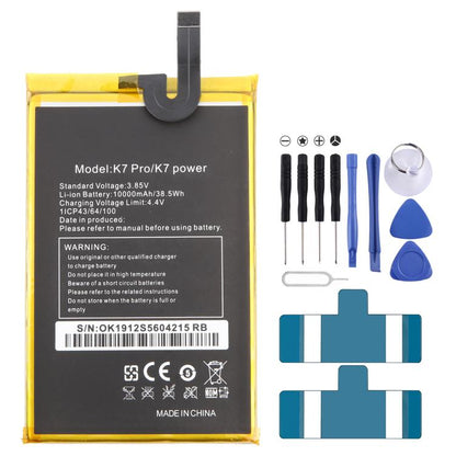 Remplacement de la batterie, For Oukitel K7 Pro 10000mAh, For Oukitel WP2 10000mAh, For Oukitel Y1000 S66 3600mAh