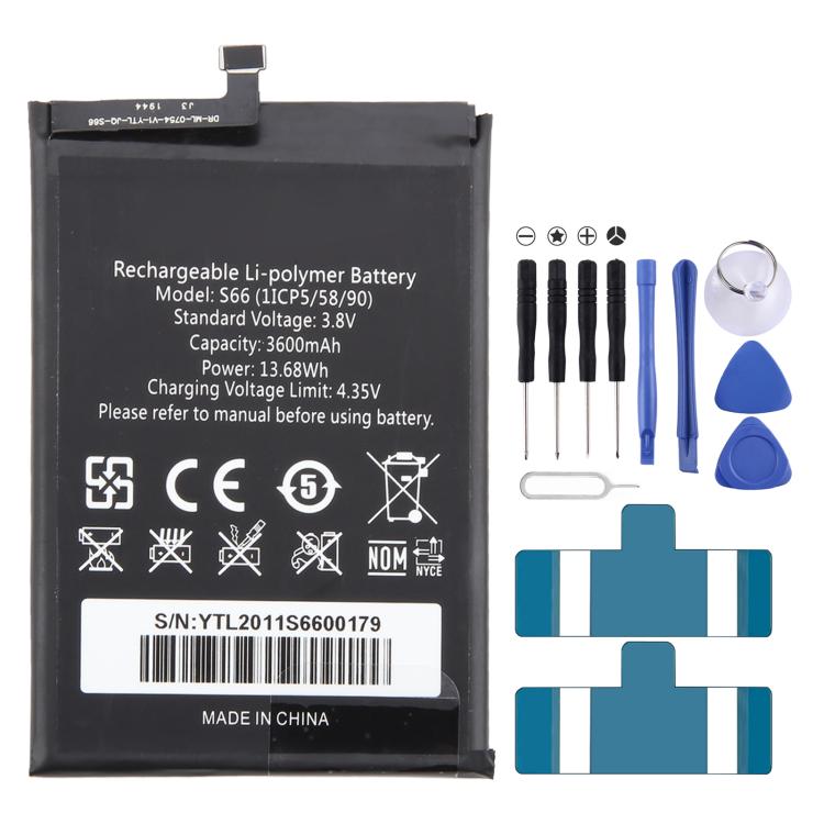 Remplacement de la batterie, For Oukitel K7 Pro 10000mAh, For Oukitel WP2 10000mAh, For Oukitel Y1000 S66 3600mAh