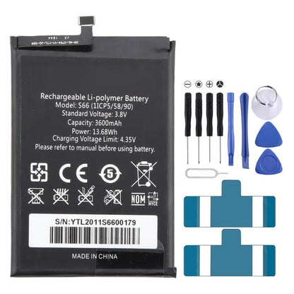 Remplacement de la batterie, For Oukitel K7 Pro 10000mAh, For Oukitel WP2 10000mAh, For Oukitel Y1000 S66 3600mAh