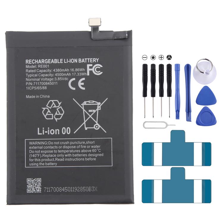 Remplacement de la batterie, For T-Mobile REVVL 6 5G RE001 4380mAh