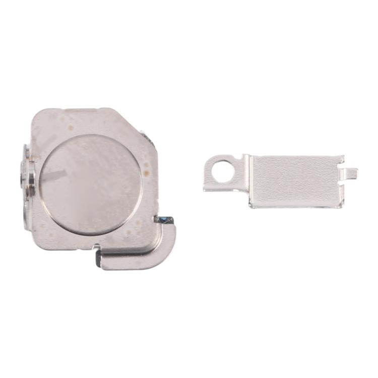 1 paire de couvertures en fer pour lampe de poche/micro (sur la couverture arrière)