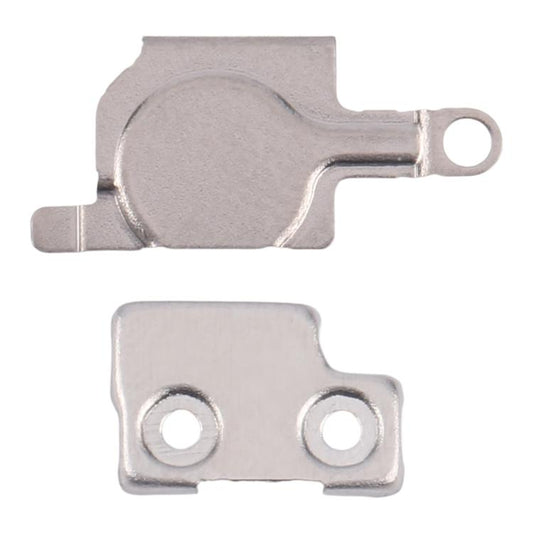 1 paire de couvertures en fer pour lampe de poche/micro (sur la couverture arrière)