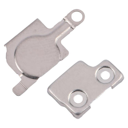 1 paire de couvertures en fer pour lampe de poche/micro (sur la couverture arrière)