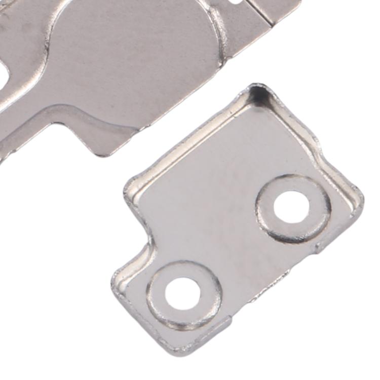 1 paire de couvertures en fer pour lampe de poche/micro (sur la couverture arrière)