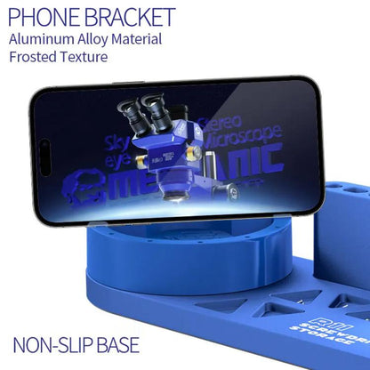 Support de rangement en alliage d'aluminium pour pinces/tournevis Mechanic R11 avec fonction de support de téléphone