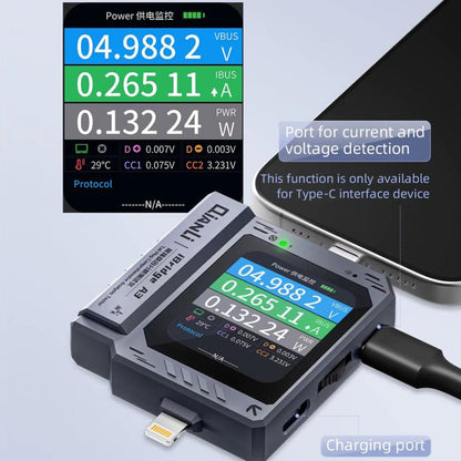 Testeur d'analyse complet de la prise arrière Qianli iBridge A3 pour les périphériques d'interface Lightning et Type-C