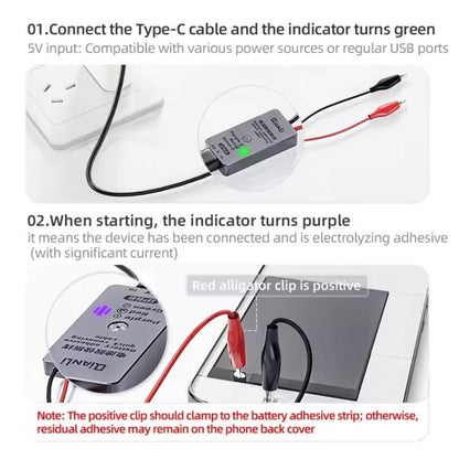 Câble adhésif pour batterie Qianli iP66 à retrait rapide pour iPhone