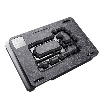 Plateforme de reballage BGA à couche intermédiaire magnétique Qianli 4 en 1 pour iPhone série 16