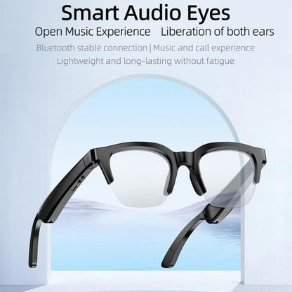 Lunettes Bluetooth intelligentes à réduction de bruit E60 ENC, E60 (Black), E60 (Transparent)