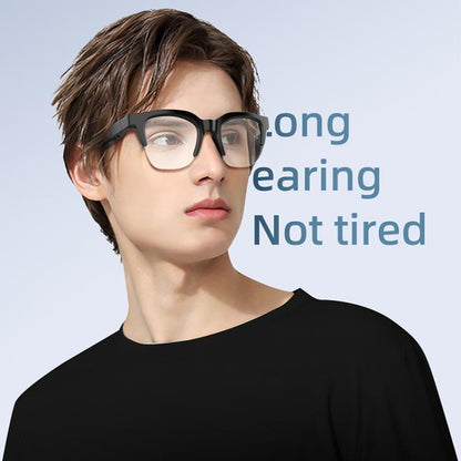 Lunettes Bluetooth intelligentes à réduction de bruit E60 ENC, E60 (Black), E60 (Transparent)