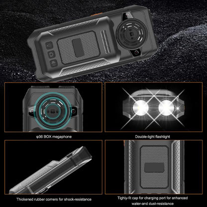 Téléphone à clavier à grand haut-parleur UNIWA M6000, 2,4 pouces, deux lampes de poche, 21 touches, SOS, FM, 4 SIM, GSM, EU Plug, US Plug, UK Plug, AU Plug