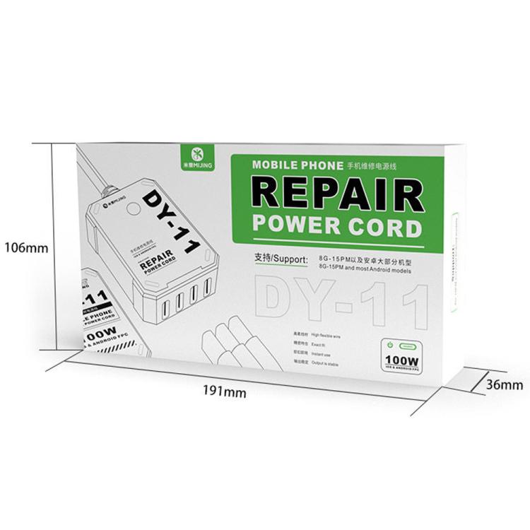Câble d'alimentation pour réparation de téléphone portable Mijing DY-11