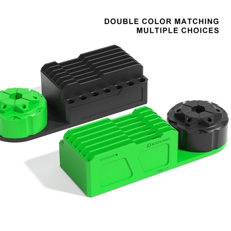 Mijing SN-12 Organiseur de rangement multifonctionnel rotatif à 360° + boîte de rangement en filet de plantation en étain