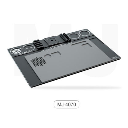 Tige fixe Mijing de 32 mm de diamètre, microscope universel en alliage d'aluminium, grande base