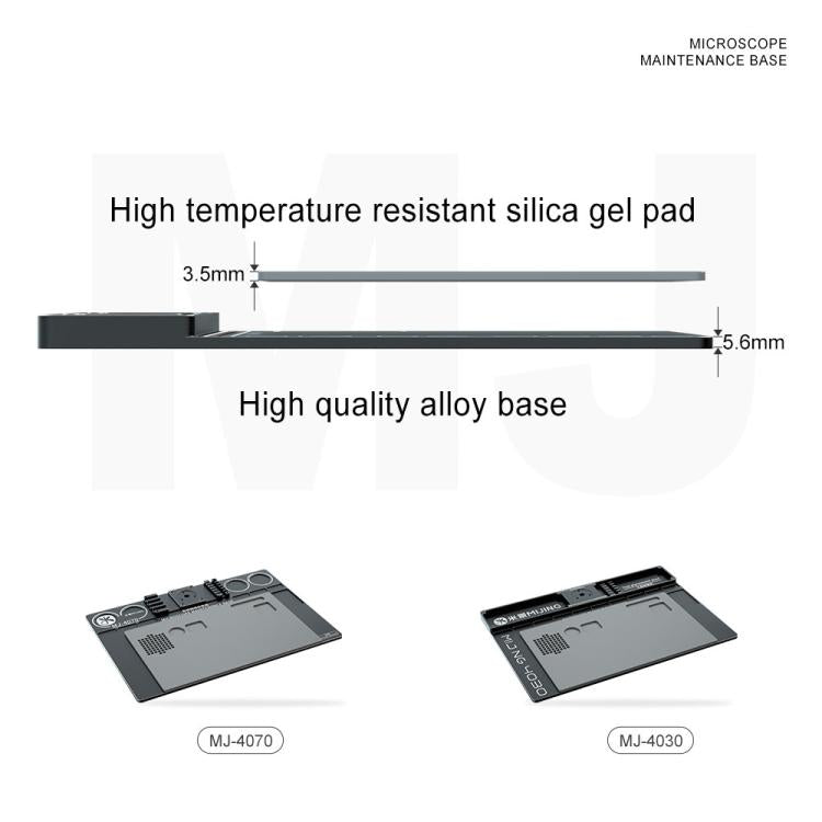 Tige fixe Mijing de 32 mm de diamètre, microscope universel en alliage d'aluminium, grande base