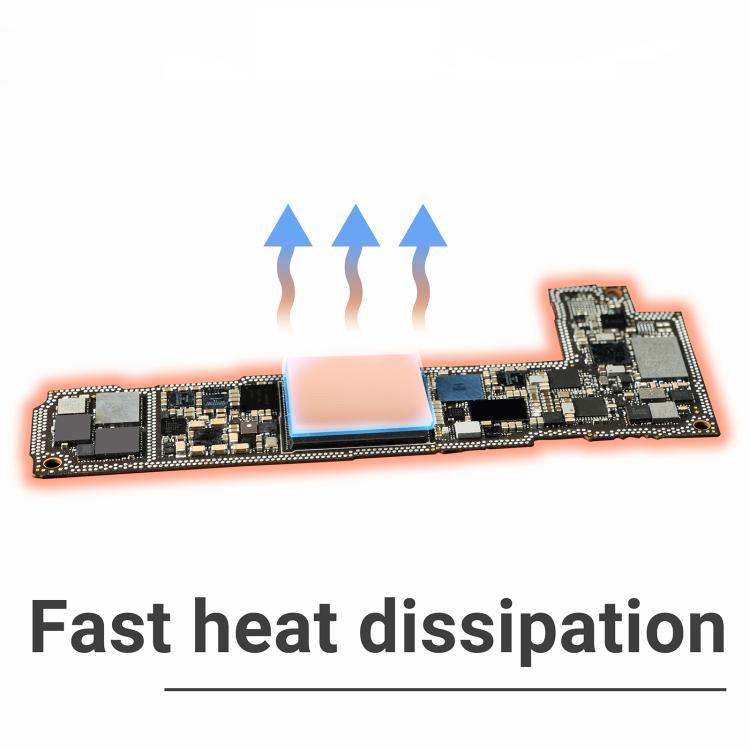 Coussinet en silicone prédécoupé pour dissipateur thermique de processeur 2uul SC09