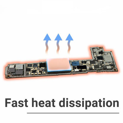 Coussinet en silicone prédécoupé pour dissipateur thermique de processeur 2uul SC09
