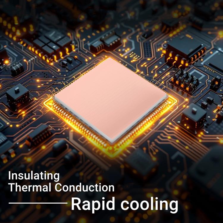 Coussinet en silicone prédécoupé pour dissipateur thermique de processeur 2uul SC09