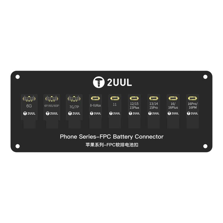 Connecteur de batterie FPC 2uul BT03 pour iPhone 6 à 16 Pro Max