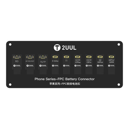Connecteur de batterie FPC 2uul BT03 pour iPhone 6 à 16 Pro Max