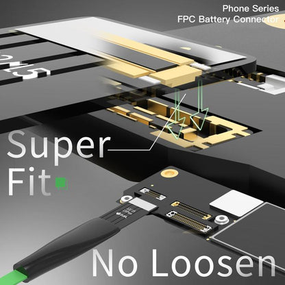 Connecteur de batterie FPC 2uul BT03 pour iPhone 6 à 16 Pro Max