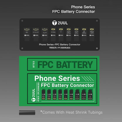 Connecteur de batterie FPC 2uul BT03 pour iPhone 6 à 16 Pro Max